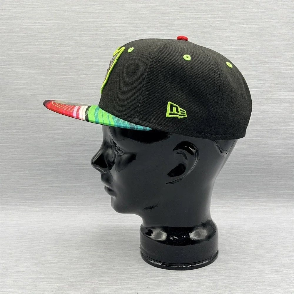 Round‎ Rock Express Chupacabras New Era 59FIFTY Hat 7 MiLB Fitted Serape Brim